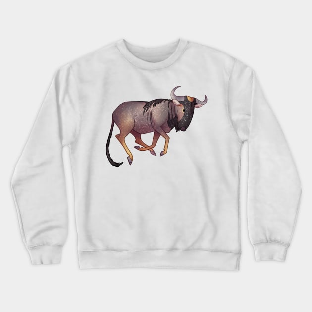 Cozy Wildebeest Crewneck Sweatshirt by Phoenix Baldwin